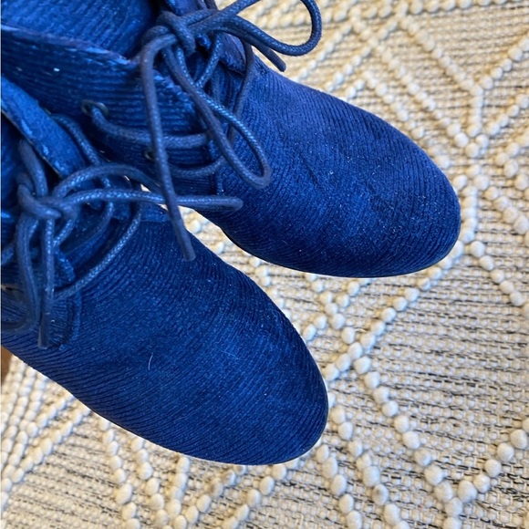 Lucky Brand Womens‎ Indigo Ankle Boots Size 7.5 - Picture 3 of 7